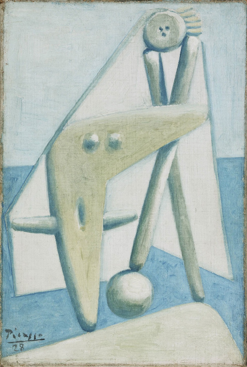 Picasso 1928 Bather, Design for a Monument. Dinard